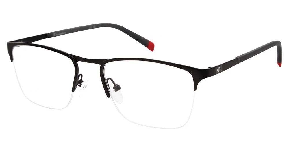 NEW Champion Black Launch Half Rim frames